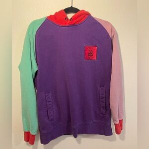 Teddy Fresh Color Block Hoodie Size Large